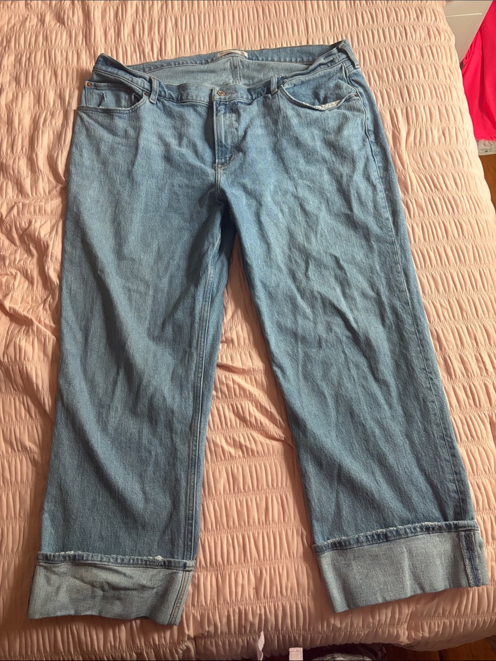 Low rise baggy Abercrombie jeans